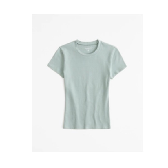 Abercrombie & Fitch Essential Tuckable Baby Tee M - Picture 3 of 4